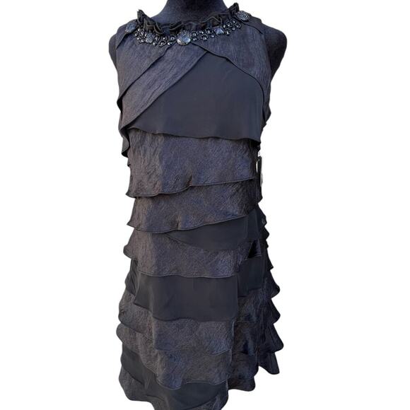 S.L. Fashions 10 PETITE SPECIAL OCCASION dress, black, NWT - Picture 2 of 11